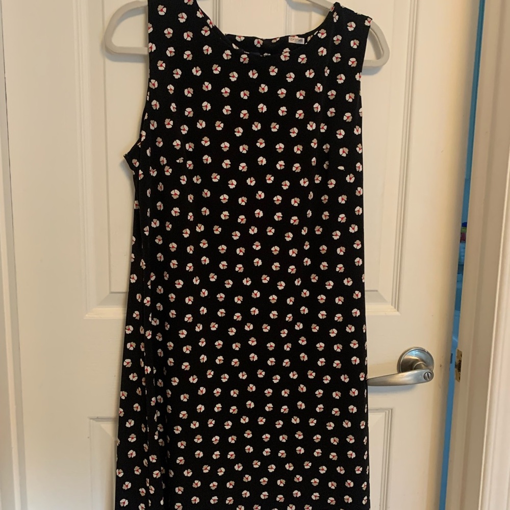 Tommy Hilfiger Tan and Blue Sleeveless Midi Sundress